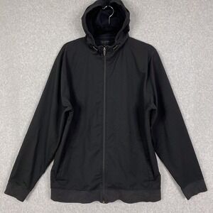 Sunspel Hoodie Mens Size XL Black Full Zip